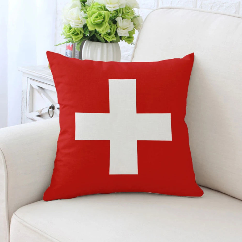 Coussin Drapeau Suisse