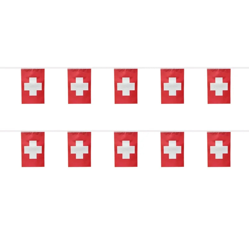 Guirlande de Drapeaux Suisse