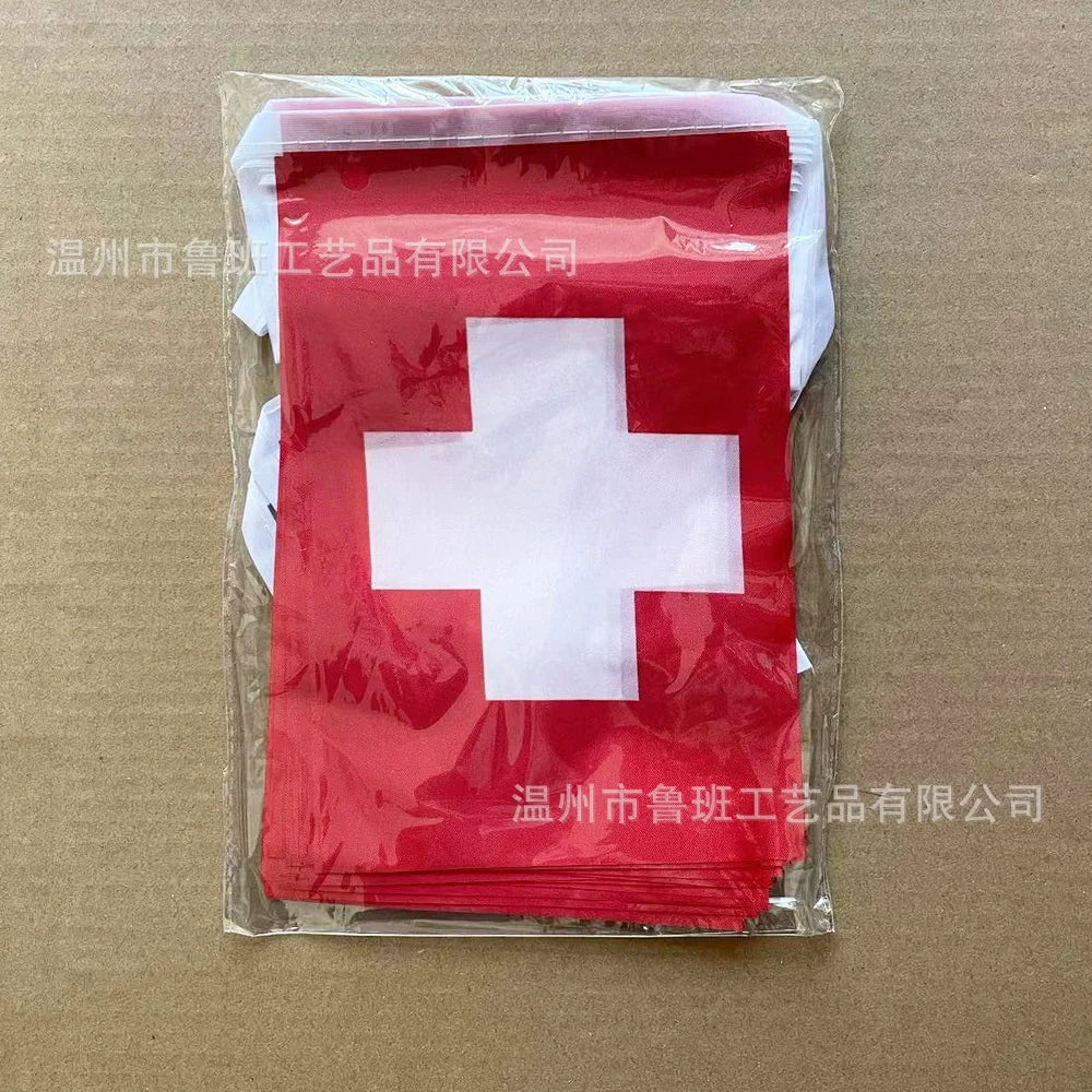 Guirlande de Drapeaux Suisse