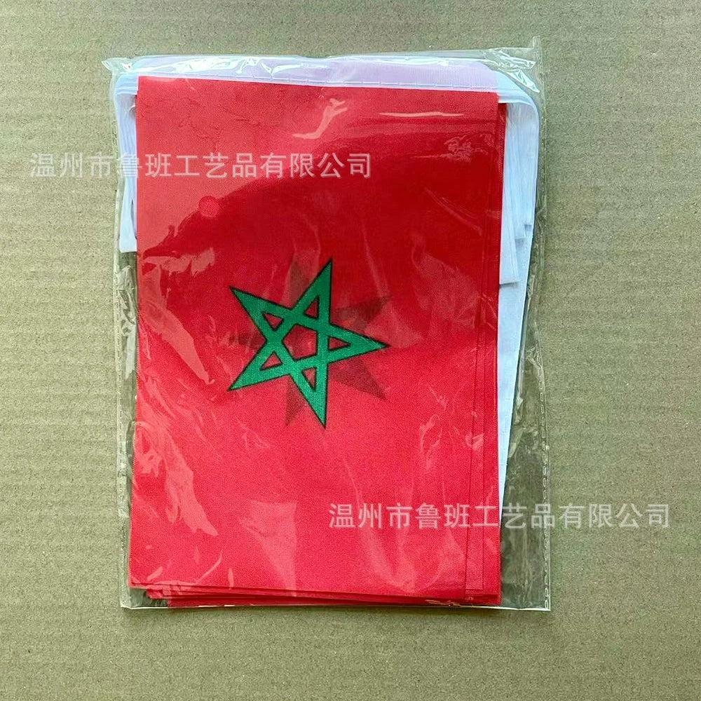 Guirlande de Drapeaux Maroc