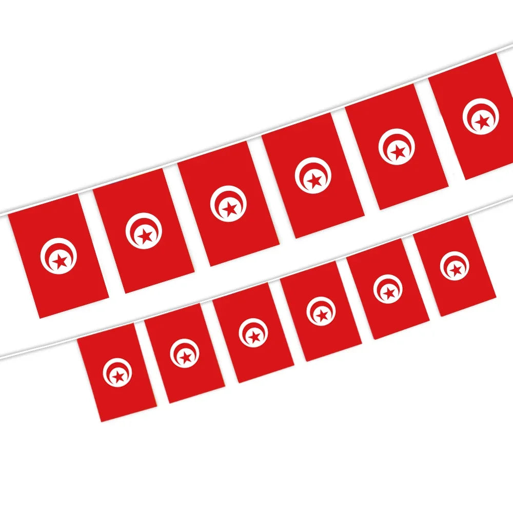 Guirlande Drapeaux Tunisie