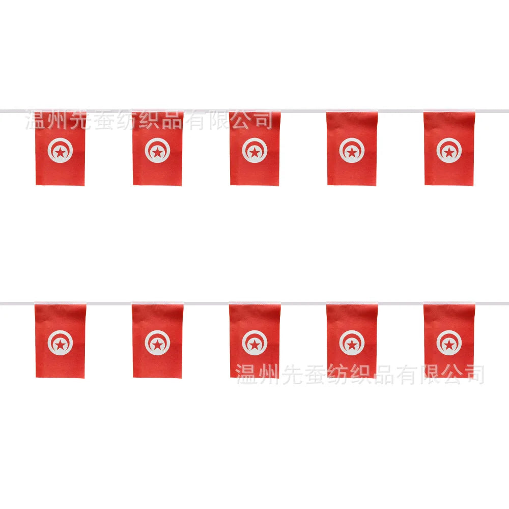 Guirlande Drapeaux Tunisie